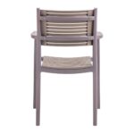 AKRON Πολυθρόνα PP-UV Sand Beige - Tortora 60x55x85cm - Image 12