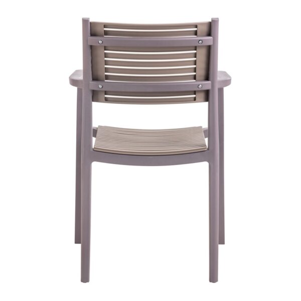 AKRON Πολυθρόνα PP-UV Sand Beige - Tortora 60x55x85cm - Image 12