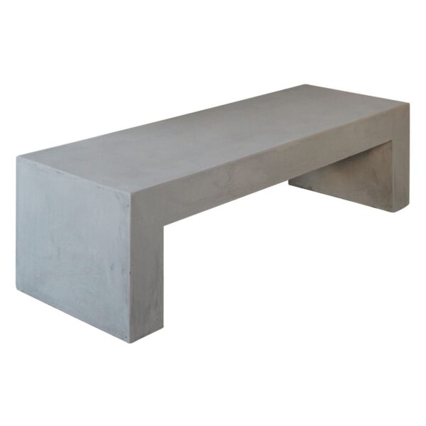 CONCRETE Πάγκος Cement Grey 150x40x40cm - Image 4