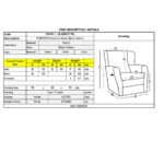 PORTER Πολυθρόνα Relax Σαλονιού - Καθιστικού Μαύρο Velure 68x86x99cm - Image 8