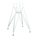 EIFEL Βάση Τραπεζιού Μέταλλο Βαφή Άσπρο (2,60 kg) 50x50x75cm - Image 4