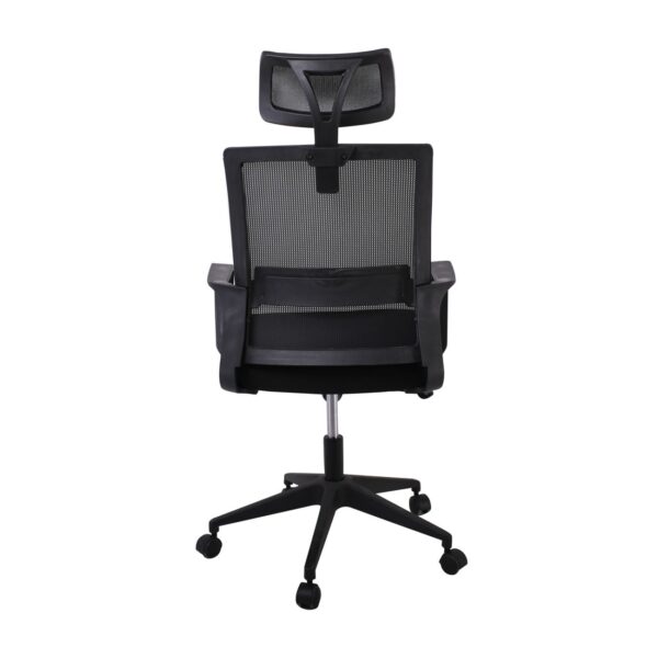 BF2020 Πολυθρόνα Γραφείου Διευθυντή Mesh Μαύρο 60x63x109/119cm - Image 11
