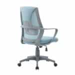 BF2960 Πολυθρόνα Γραφείου Mesh Γκρι - Μπλε 60x59x93/101cm - Image 6