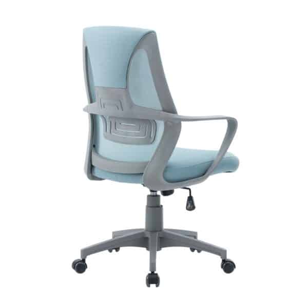 BF2960 Πολυθρόνα Γραφείου Mesh Γκρι - Μπλε 60x59x93/101cm - Image 6