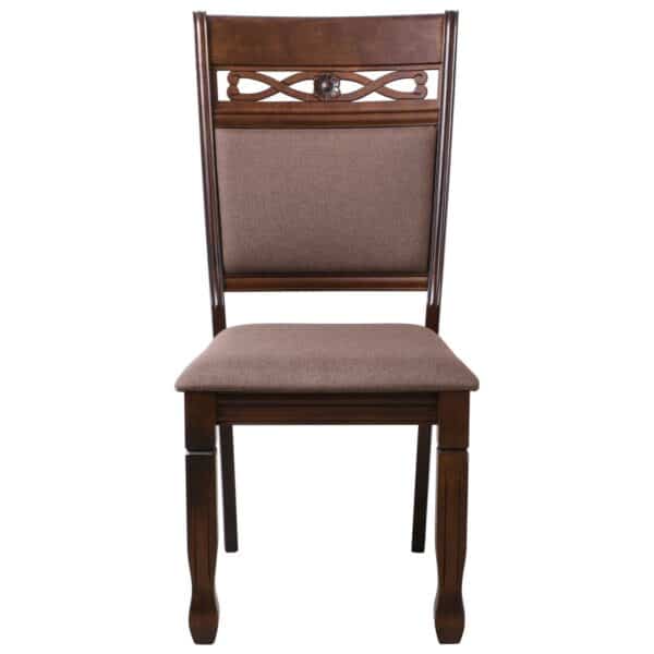 DEBBY Καρέκλα Τραπεζαρίας Σκούρο Καρυδί, Ύφασμα Σκούρο Καφέ 48x56x100cm - Image 9