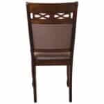 DEBBY Καρέκλα Τραπεζαρίας Σκούρο Καρυδί, Ύφασμα Σκούρο Καφέ 48x56x100cm - Image 11