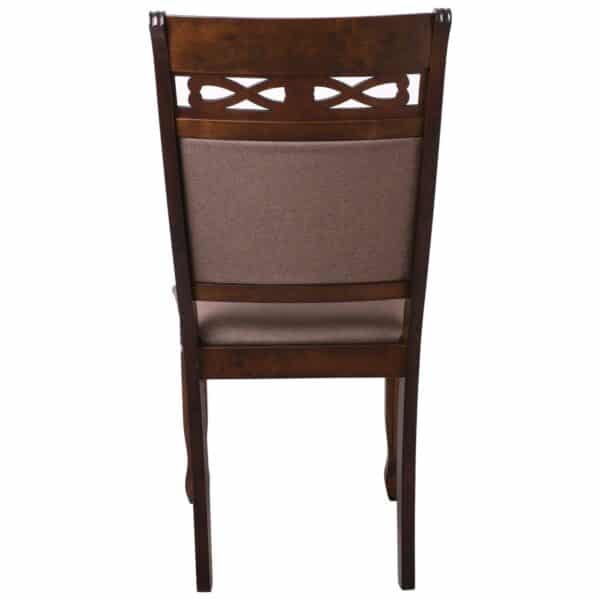 DEBBY Καρέκλα Τραπεζαρίας Σκούρο Καρυδί, Ύφασμα Σκούρο Καφέ 48x56x100cm - Image 11