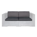 CONCRETE Set Μαξιλάρια Καναπέ Γκρι Ύφασμα Water Repellent 4 Tεμάχια Καθ:67x66x8 -Πλάτ:67x15/8x30cm - Image 4