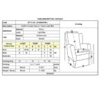 ALMA Πολυθρόνα - Μπερζέρα Σαλονιού - Καθιστικού Φυσικό Ύφασμα Ανοιχτό Μπλε Velure,K/D 69x76x97cm - Image 6