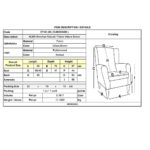 ALMA Πολυθρόνα - Μπερζέρα Σαλονιού - Καθιστικού Φυσικό Ύφασμα Καφέ Velure, K/D 69x76x97cm - Image 6