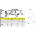 MARTIN STRIPE Καρέκλα Ξύλινο Πόδι, PP Γκρι 49x56x82cm - Image 12