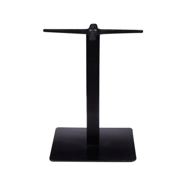 PRATO Βάση Τραπεζιού χαμηλή 40x40cm H.49cm Μέταλλο Βαφή Μαύρο 40x40x49cm - Image 4