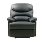 LUISA Πολυθρόνα Relax Σαλονιού - Καθιστικού Pu Μαύρο 88x90x99cm - Image 8