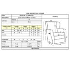 LUISA Πολυθρόνα Relax Σαλονιού - Καθιστικού Pu Μαύρο 88x90x99cm - Image 10