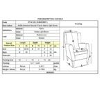 ALMA Πολυθρόνα - Μπερζέρα Σαλονιού - Καθιστικού Φυσικό Ύφασμα Velure Ανοιχτό Καφέ,K/D 69x76x97cm - Image 12