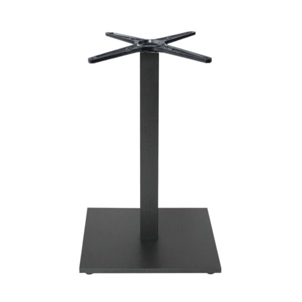 PRATO-W Βάση Τραπεζιού με Ρεγουλατόρο Μέταλλο Βαφή Μαύρο (15,80kg) 50x50cm H.72cm - Image 4