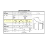 VALERY Πολυθρόνα Μέταλλο Βαφή Μαύρο, Ύφασμα Velure, Απόχρωση Forest Green 55x61x87cm - Image 12