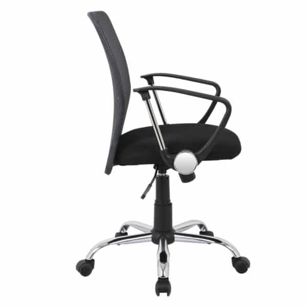 BF2009 Πολυθρόνα Γραφείου Mesh Ανθρακί  - Μαύρο 58x60x91/101cm - Image 9