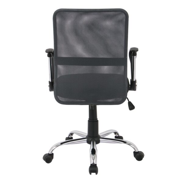 BF2009 Πολυθρόνα Γραφείου Mesh Ανθρακί  - Μαύρο 58x60x91/101cm - Image 10