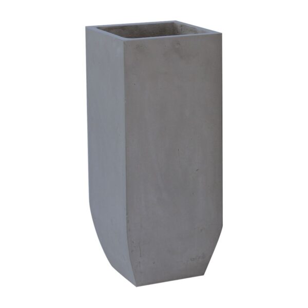 FLOWER POT-1  Cement Grey 25x25x60cm 25x25x60cm - Image 4