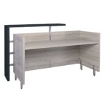 Reception PROGRESS Απόχρωση Elm - Sky Grey 180x75x110cm - Image 6