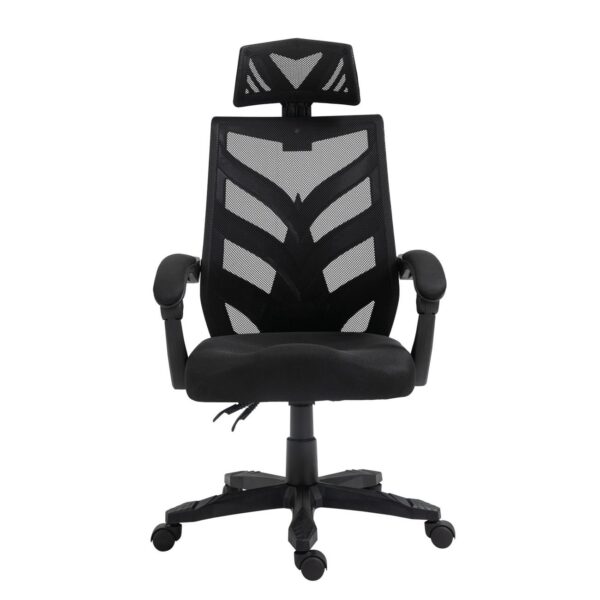 BF2980 Πολυθρόνα Γραφείου Διευθυντή, Mesh Μαύρο 60x66x111/121cm - Image 9