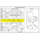 BF2980 Πολυθρόνα Γραφείου Διευθυντή, Mesh Μαύρο 60x66x111/121cm - Image 12