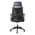 BF8750 Πολυθρόνα Γραφείου Διευθυντή, Mesh Γκρι, Ύφασμα Γκρι 65x64x117/127cm - Image 10