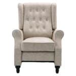 CHESTER Relax Πολυθρόνα Μπερζέρα Σαλονιού, Καθιστικού Ύφασμα Απόχρωση Antique Εκρού 78x85x104cm - Image 12