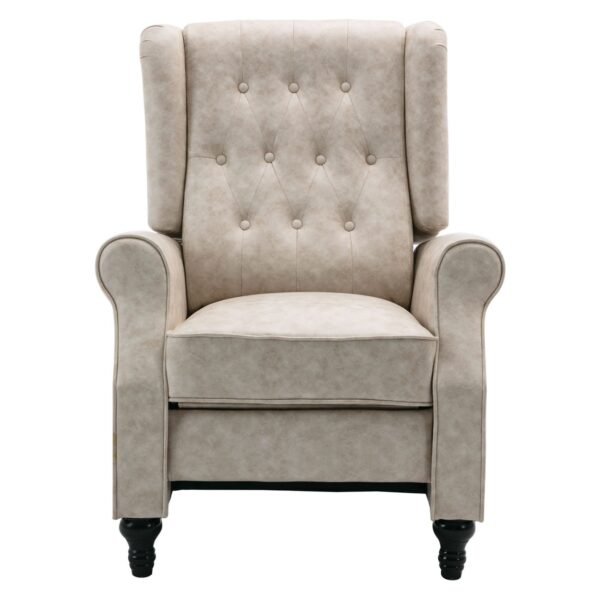 CHESTER Relax Πολυθρόνα Μπερζέρα Σαλονιού, Καθιστικού Ύφασμα Απόχρωση Antique Εκρού 78x85x104cm - Image 12