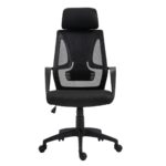 BF2950W Πολυθρόνα Γραφείου Διευθυντή, Mesh Μαύρο 60x67x119/129cm - Image 10