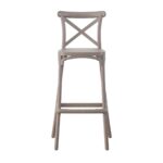 DESTINY Σκαμπό BAR με Πλάτη, PP Mocha 50x46x74/101cm - Image 11