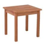 LUGANO Τραπεζάκι Βοηθητικό Ξαπλώστρας Οξιά, Βαφή Εμποτισμού Μελί 45x40x43cm - Image 5