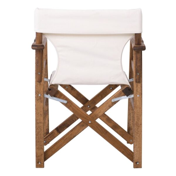 Σκηνοθέτη Σκελετός Πολυθρόνας Οξιά, Βαφή Εμποτισμού Απόχρωση Καρυδί, Πτυσσόμενη 60x51x85cm - Image 10