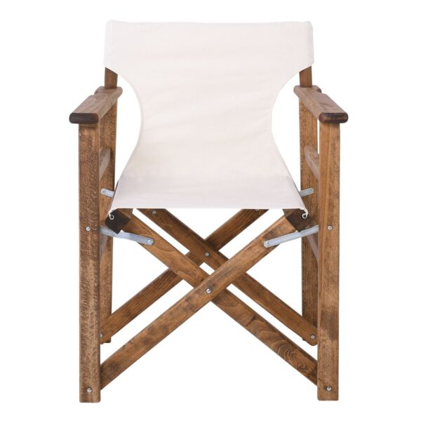 Σκηνοθέτη Σκελετός Πολυθρόνας Οξιά, Βαφή Εμποτισμού Απόχρωση Καρυδί, Πτυσσόμενη 60x51x85cm - Image 11