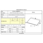 Contract Sliq Normal Επιφάνεια Τραπεζιού τ.Werzalit, Απόχρωση Cement 70x120cm/16mm - Image 12