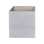 FLOWER POT-11 Σαγρέ Απόχρωση Beige 35x35x35cm - Image 4