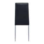 JETTA Καρέκλα Τραπεζαρίας - Κουζίνας, Μέταλλο Βαφή Γκρι, Pvc Μαύρο, Full K/D - Συσκ.6 40x50x95cm - Image 10