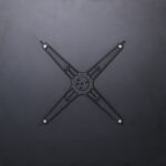 HPL (High Pressure Laminated) Επιφάνεια Τραπεζιού Απόχρωση Walnut Vintage Φ70cm/12mm - Image 11