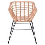 SALSA-S Πολυθρόνα Κήπου, Μέταλλο Βαφή Μαύρο, Wicker Φυσικό (χωρίς μαξιλάρι) 57x64x76cm - Image 11