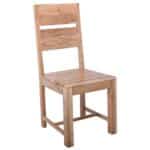 LIZARD MAX Καρέκλα Τραπεζαρίας Ξύλο Ακακία Φυσικό 45x51x100cm - Image 8