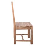 LIZARD MAX Καρέκλα Τραπεζαρίας Ξύλο Ακακία Φυσικό 45x51x100cm - Image 9