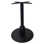 BORG Βάση Τραπεζιού Μέταλλο Βαφή Μαύρο (18,10kg) Φ50cm H.72cm - Image 4