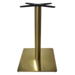 WILSON βάση τραπεζιού Gold Inox #201 (14,40 kg) 45x45cm H.72cm - Image 4