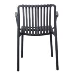 MODA Πολυθρόνα-Pro Στοιβαζόμενη, PP-UV Protection Απόχρωση Ανθρακί 57x58x80cm - Image 10