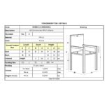 MODA Πολυθρόνα-Pro Στοιβαζόμενη, PP-UV Protection Απόχρωση Mocha 57x58x80cm - Image 12