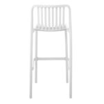 MODA Σκαμπό Bar-Pro Στοιβαζόμενο, PP-UV Protection Απόχρωση Άσπρο 45x49x75/101cm - Image 10
