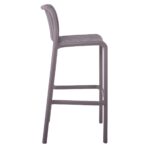 MODA Σκαμπό Bar-Pro Στοιβαζόμενο, PP-UV Protection Απόχρωση Mocha 45x49x75/101cm - Image 9