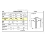 LOUISE Πολυθρόνα Μέταλλο Βαφή Φυσικό, PP-UV Άσπρο (εκτός συσκευασίας) 59x58x82cm - Image 12