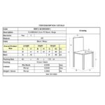 FLORENCE Καρέκλα PP Μαύρο, PP Rattan Μπεζ, Στοιβαζόμενη 41x41x83cm - Image 12